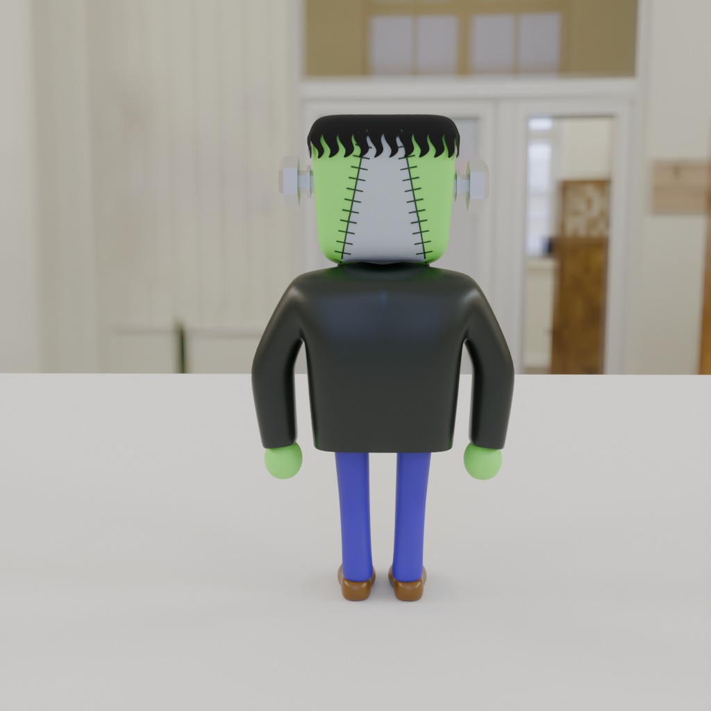 【Blender】 ミニフランケンシュタイン mini-frankenstein【VRChat】