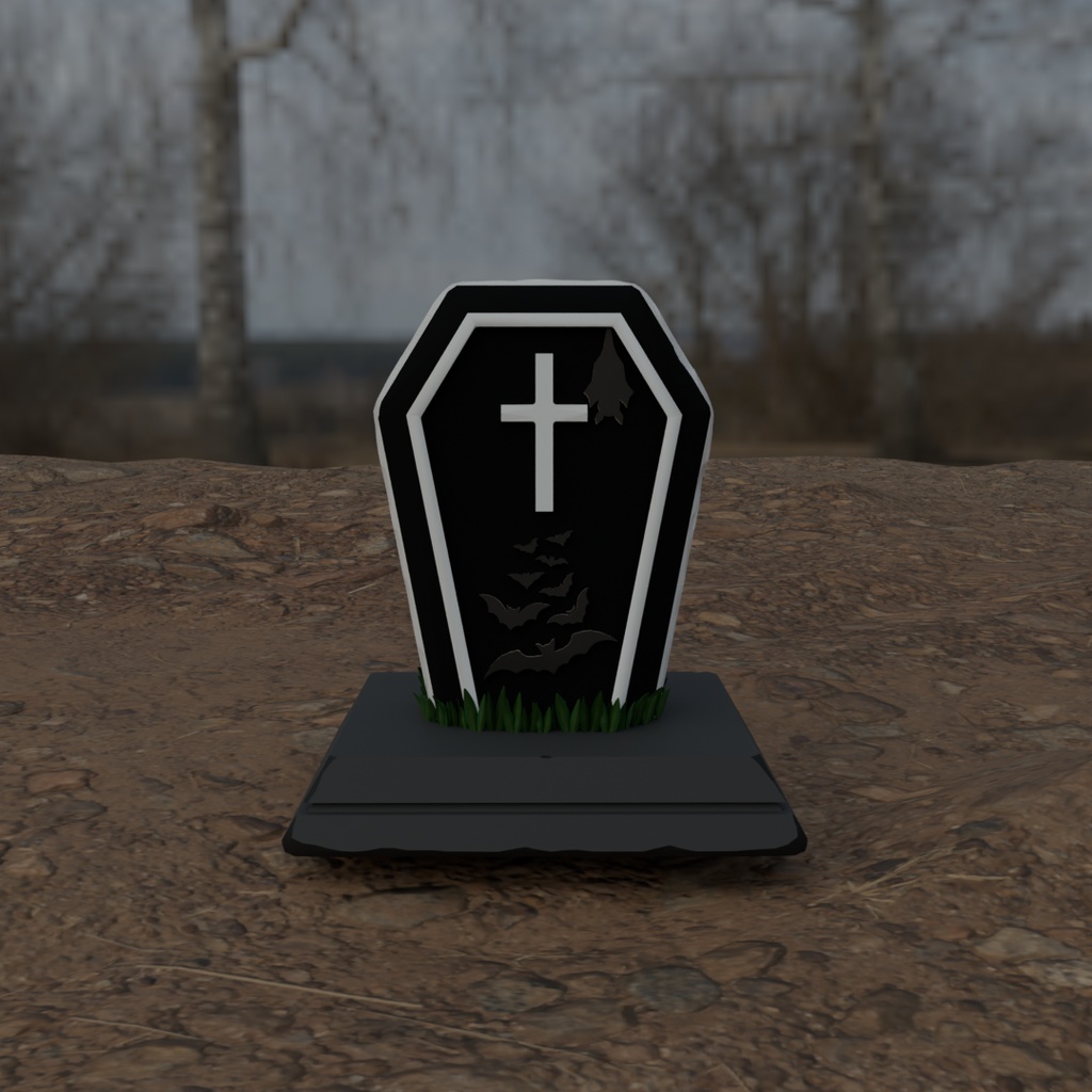 【Blender】 ハロウィン墓石・棺桶 halloween gravestone【VRChat】