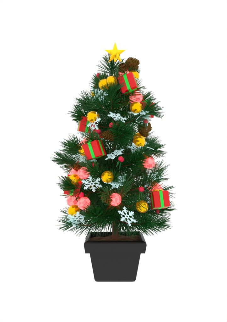 【Blender】 クリスマスツリー christmas tree【VRChat】