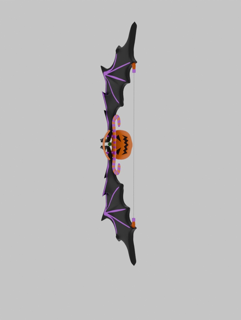 【Blender】ハロウィンの弓矢 halloween bow and arrow【VRChat】