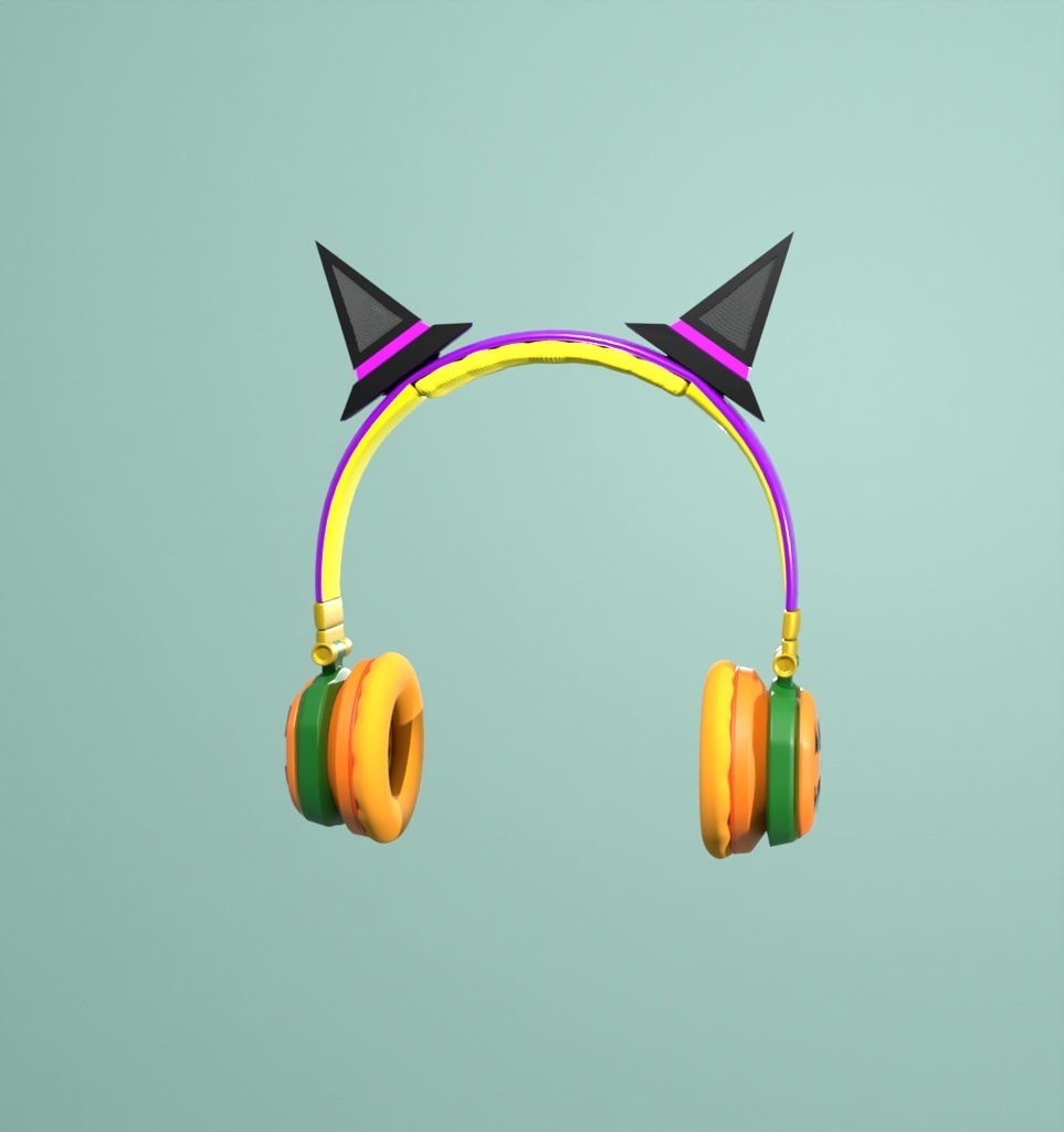 【Blender】お得な!2024年ハロウィン装アクセサリーセット【VRChat】