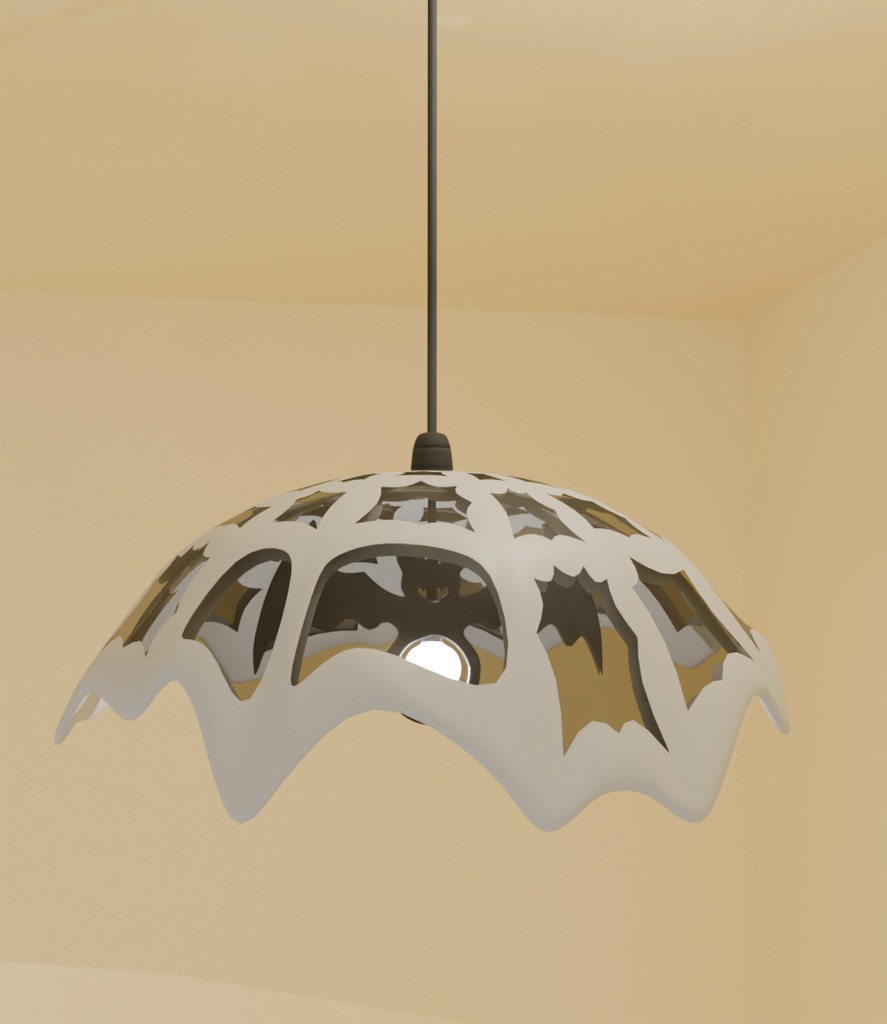 【Blender】 ハロウィンペンダントライト halloween pendant light【VRChat】