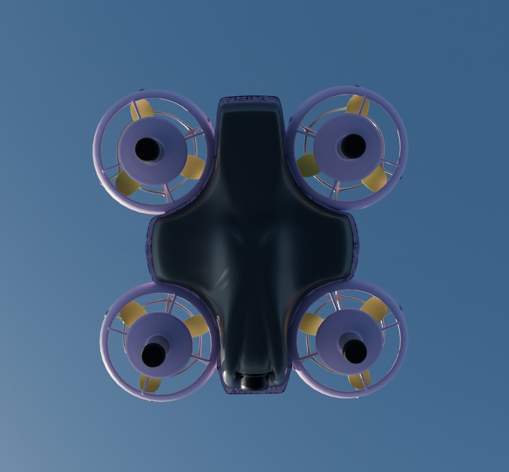 【Blender】 かわいいドローン kawaii drone【VRChat】