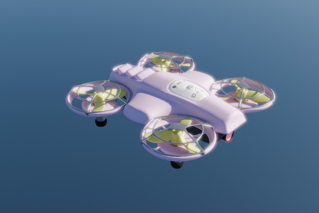 【Blender】 かわいいドローン kawaii drone【VRChat】