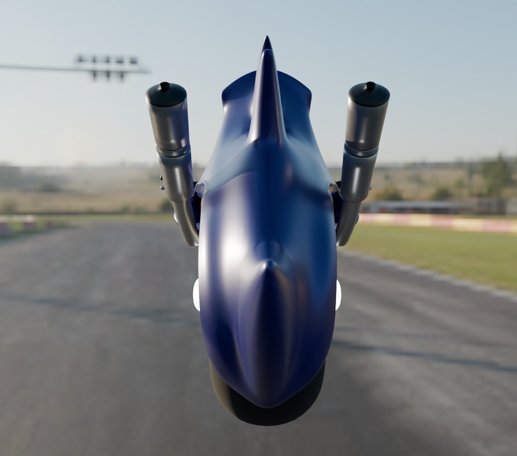 【Blender】 サメのバイク shark motorcycle【VRChat】