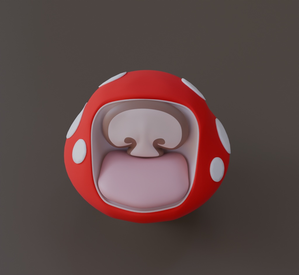 【Blender】 キノコの椅子 mushroom chair 【VRChat】