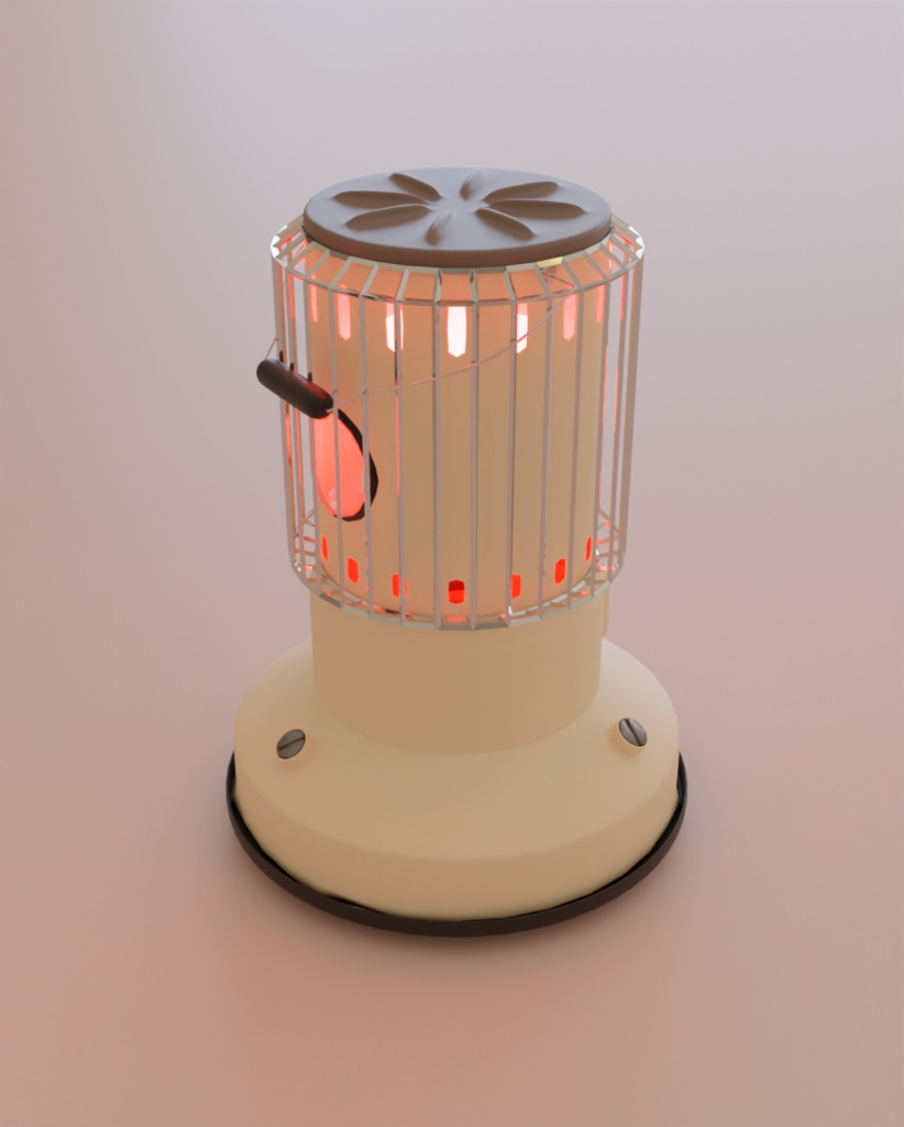 【Blender】 石油ストーブ oil heater【VRChat】