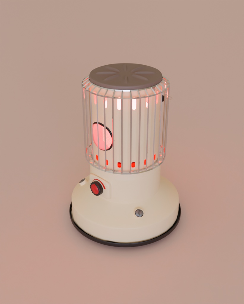【Blender】 石油ストーブ oil heater【VRChat】