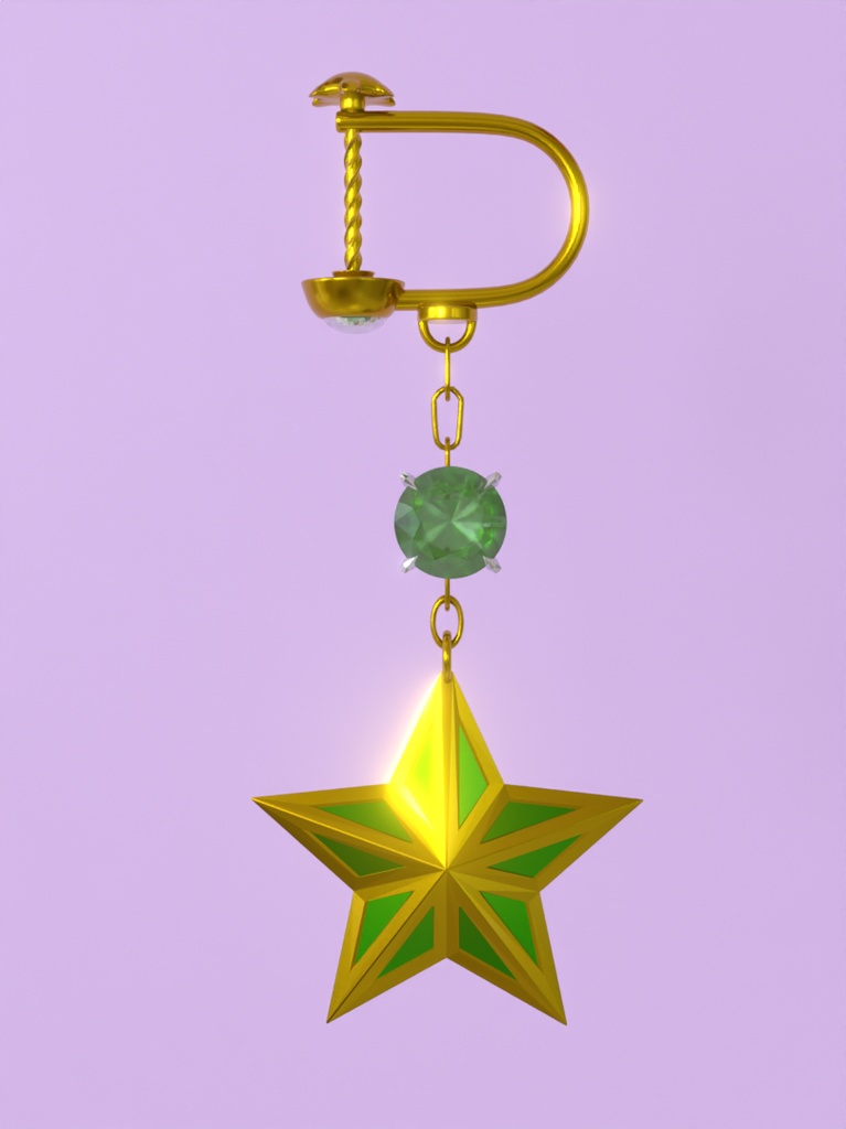 【Blender】 クリスマスオーナメントイヤリングセット christmas ornament earring set【VRChat】