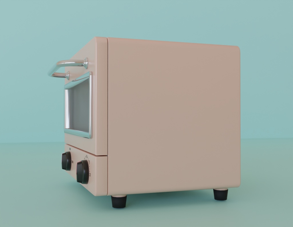 【Blender】 かわいいオーブントースター kawaii toaster oven【VRChat】