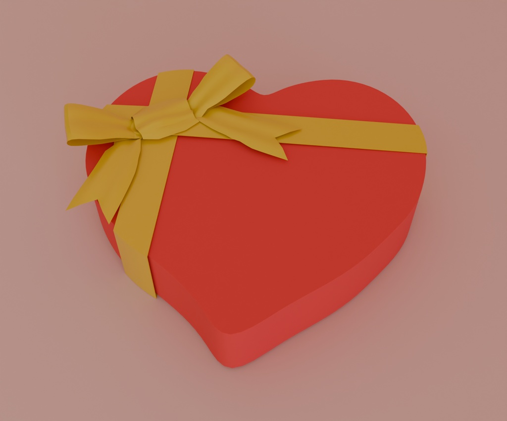 【Blender】バレンタインのチョコレート Valentine's Day chocolate【VRChat】