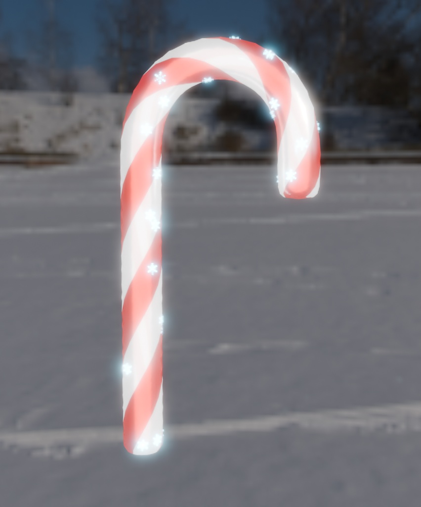 【Blender】雪だるまのイルミネーション Snowman illumination【VRChat】