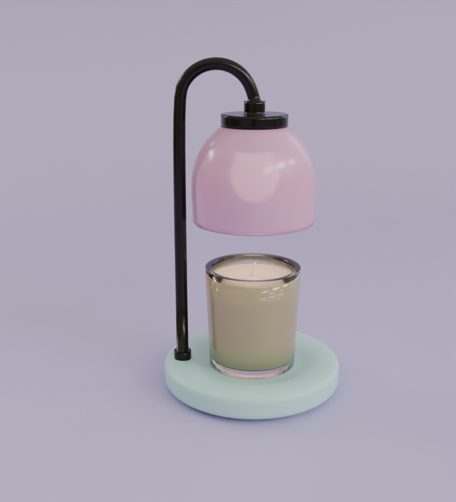 【Blender】かわいいキャンドルウォーマー kawaii Candle Warmers【VRChat】