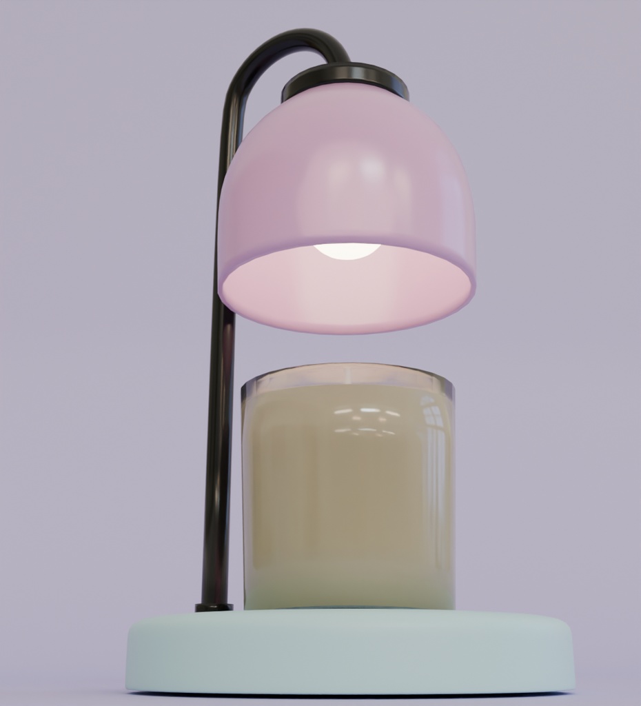 【Blender】かわいいキャンドルウォーマー kawaii Candle Warmers【VRChat】