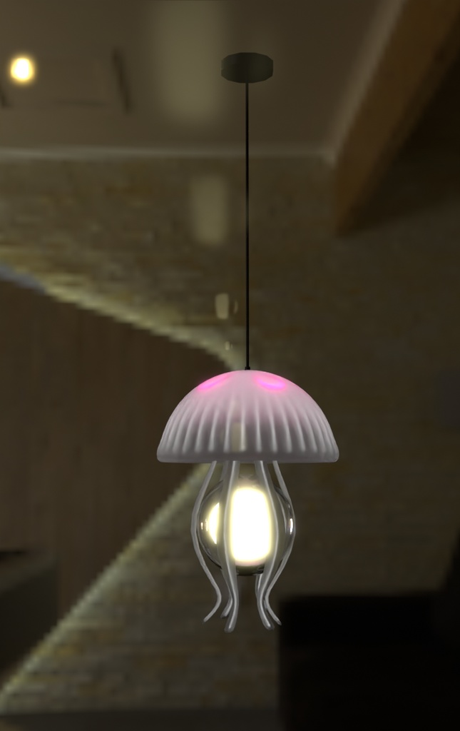 【Blender】クラゲのライト Jellyfish Light【VRChat】