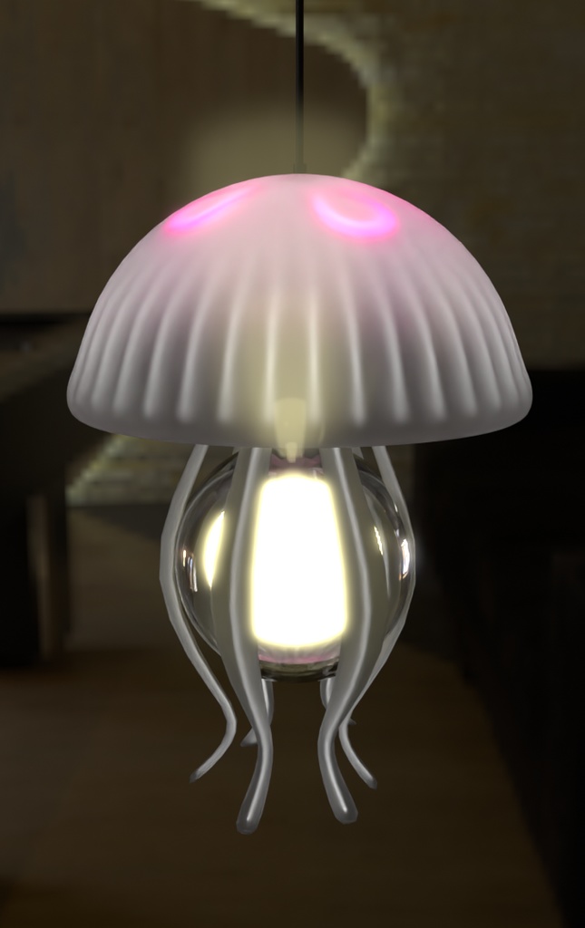 【Blender】クラゲのライト Jellyfish Light【VRChat】
