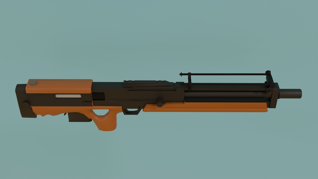 【Blender】ワルサー WA2000 Walther WA2000【VRChat】