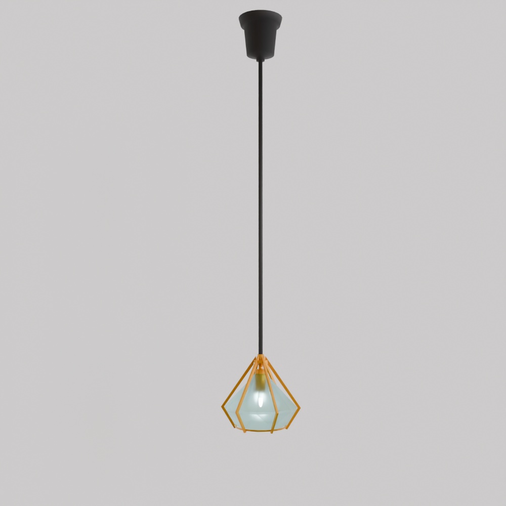 【Blender】ダイアモンド型ペンダントライト Diamond Shaped Pendant Light【VRChat】