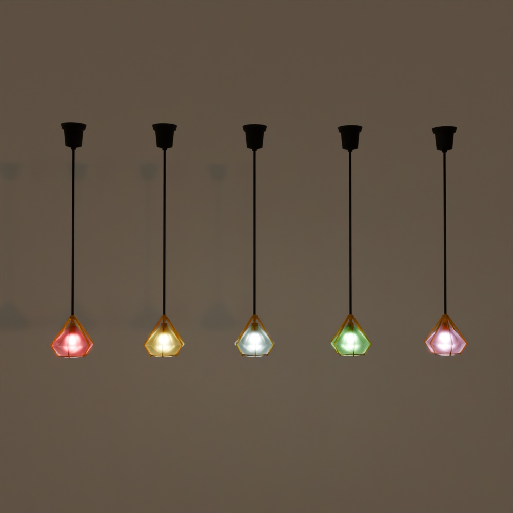 【Blender】ダイアモンド型ペンダントライト Diamond Shaped Pendant Light【VRChat】