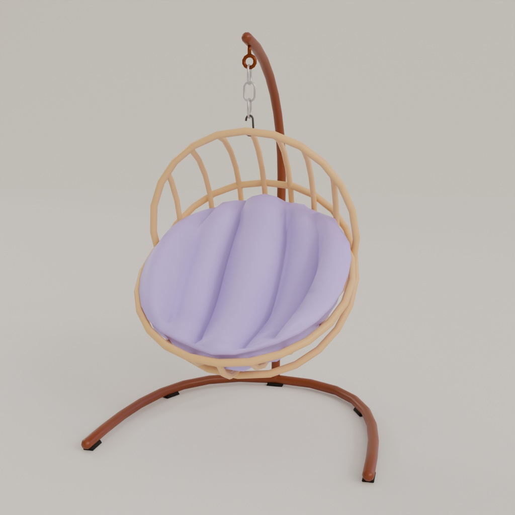 【Blender】ハンギングチェア hanging chair【VRChat】