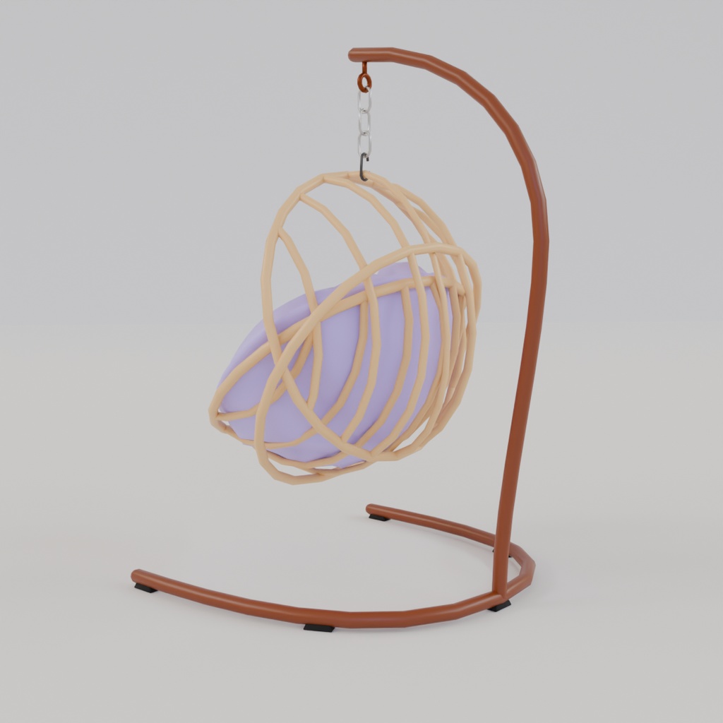 【Blender】ハンギングチェア hanging chair【VRChat】