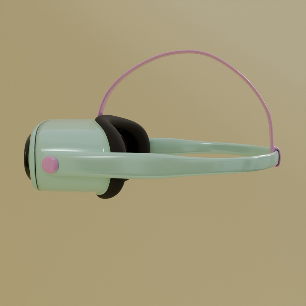 【Blender】かわいいVRゴーグル kawaii vr goggle【VRChat】