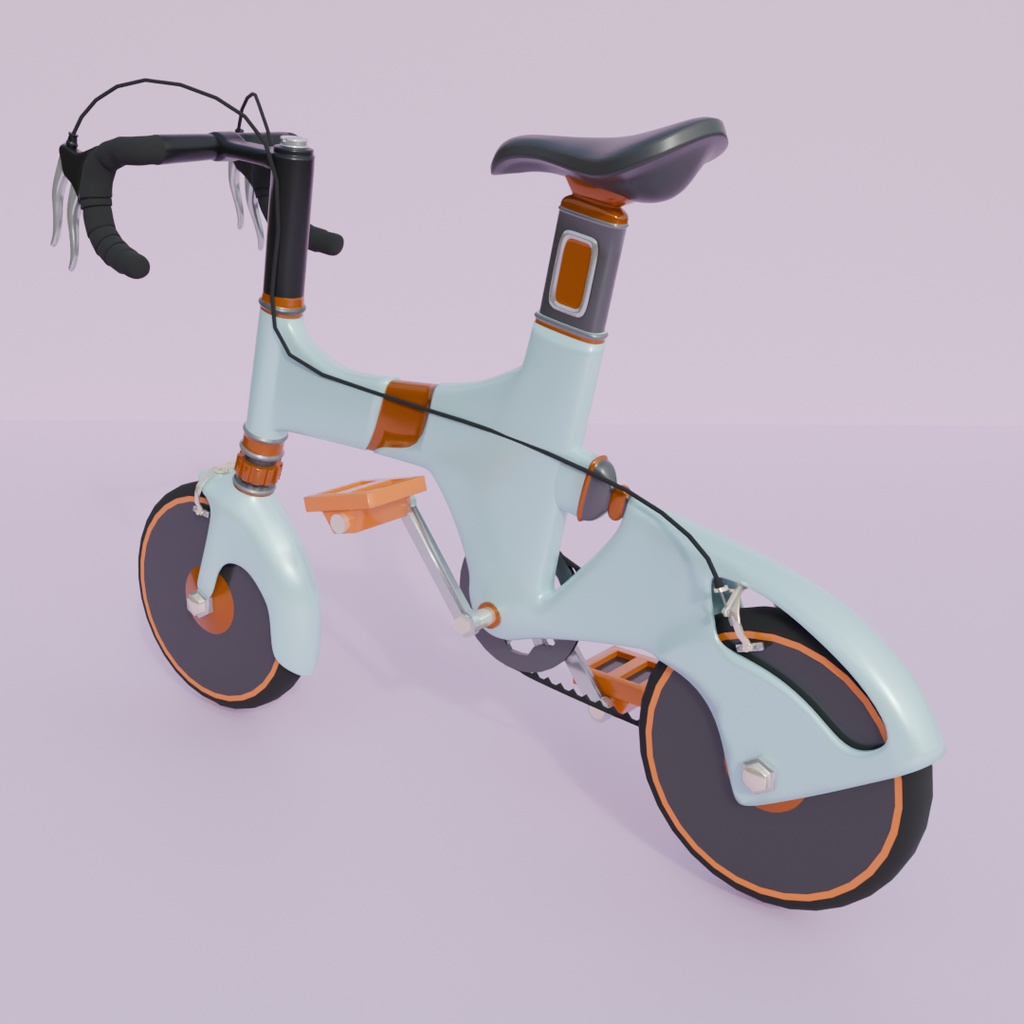 【Blender】かわいいミニバイシクル kawaii mini bicycle【VRChat】