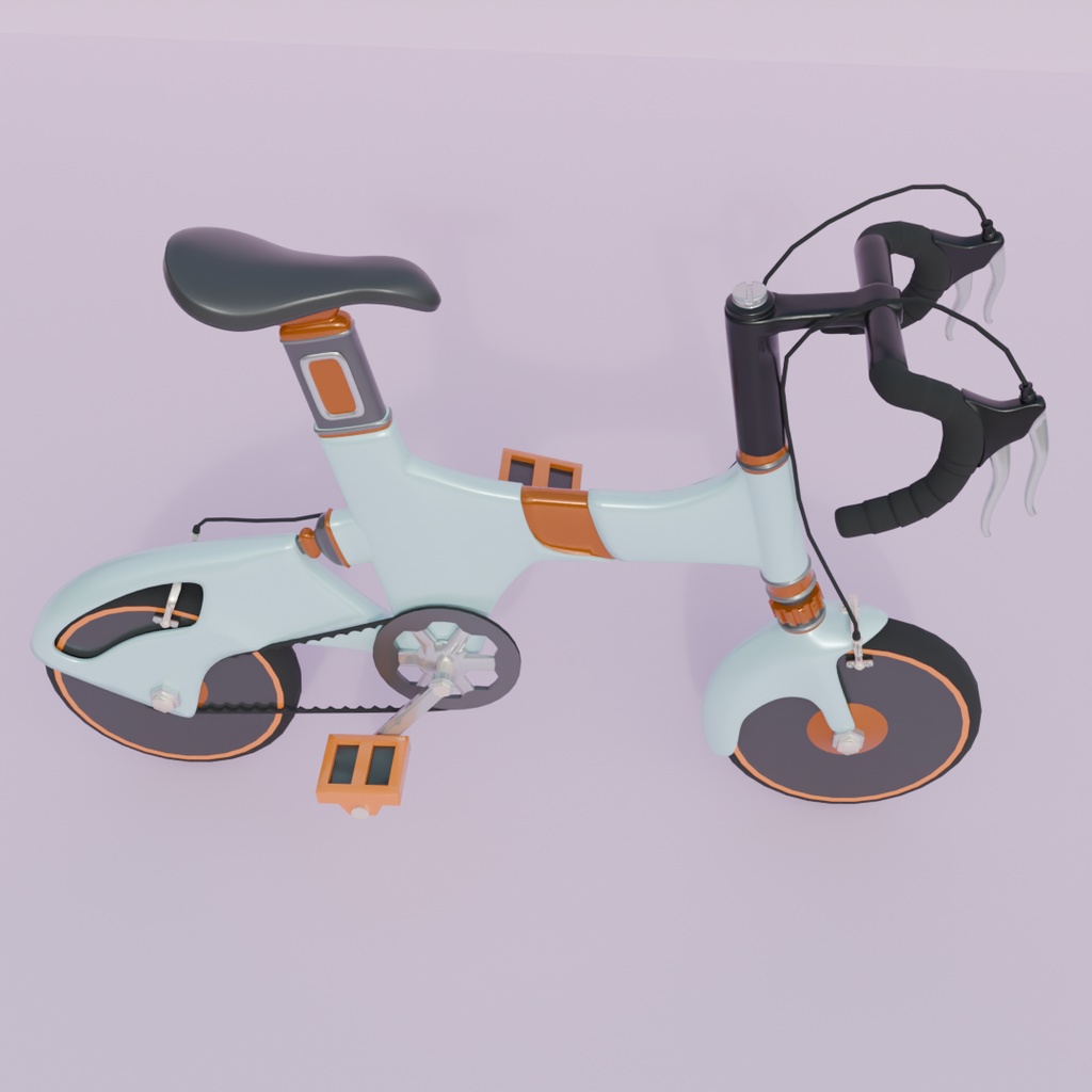 【Blender】かわいいミニバイシクル kawaii mini bicycle【VRChat】