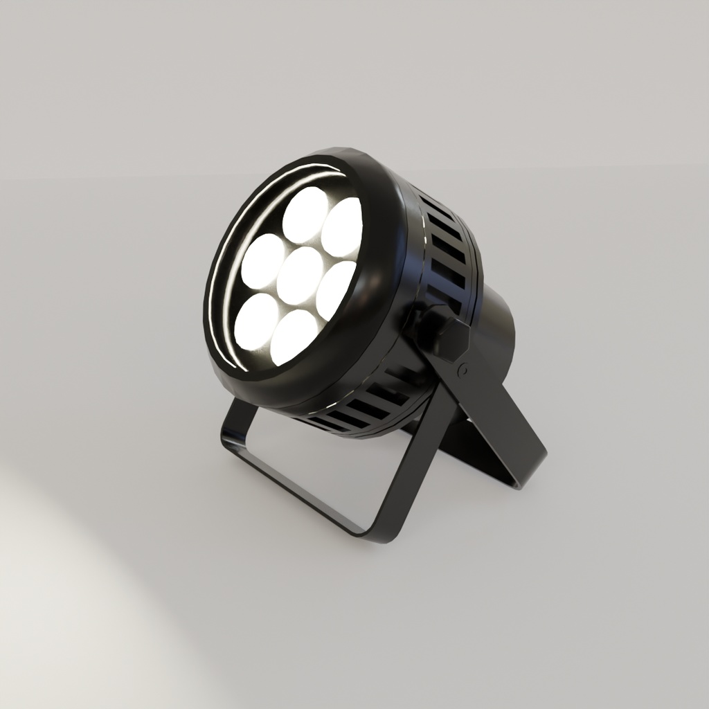 【Blender】LED投光器 LED floodlight【VRChat】