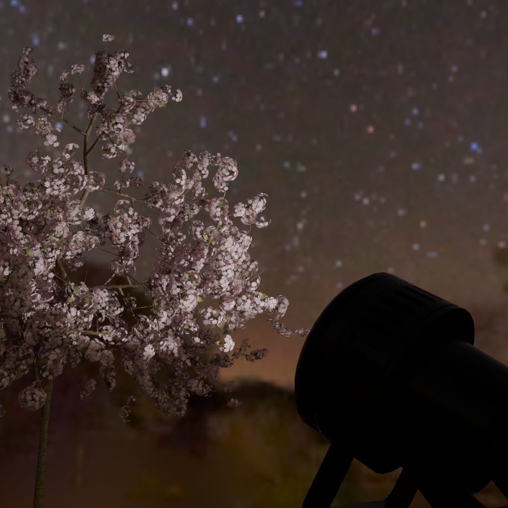 【Blender】LED投光器 LED floodlight【VRChat】