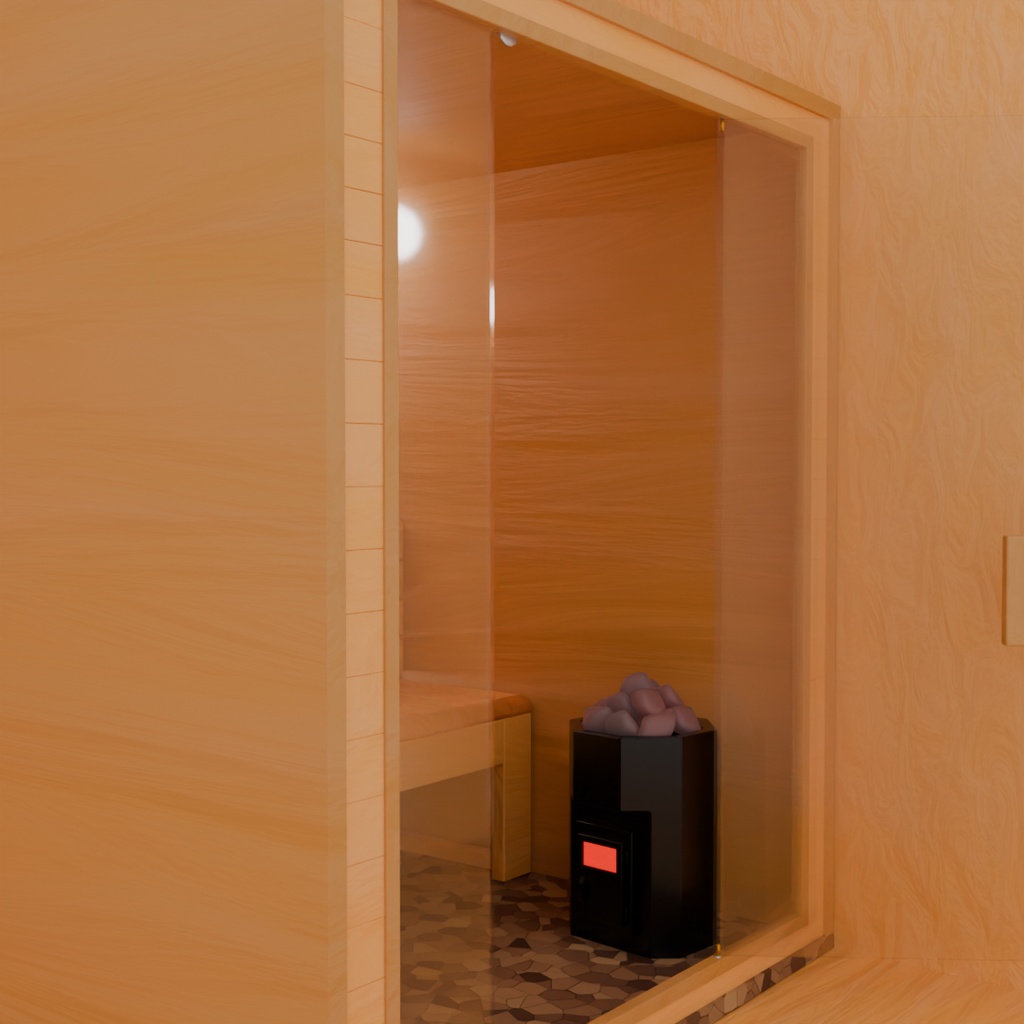 【Blender】サウナルーム saunaroom