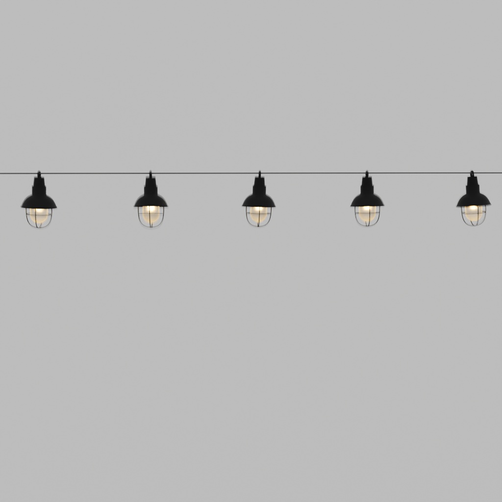 【Blender】ランプシェードのガーランド lamp shade Garland【VRChat】