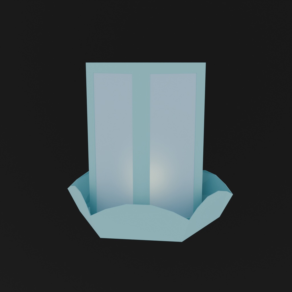 【Blender】灯籠流しのランプ “Toro Nagashi” lamp【VRChat】