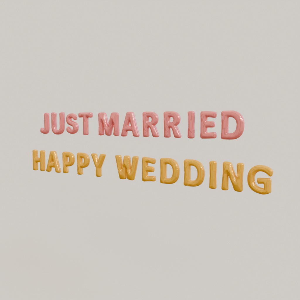 【Blender】結婚のガーランド wedding garland【VRChat】