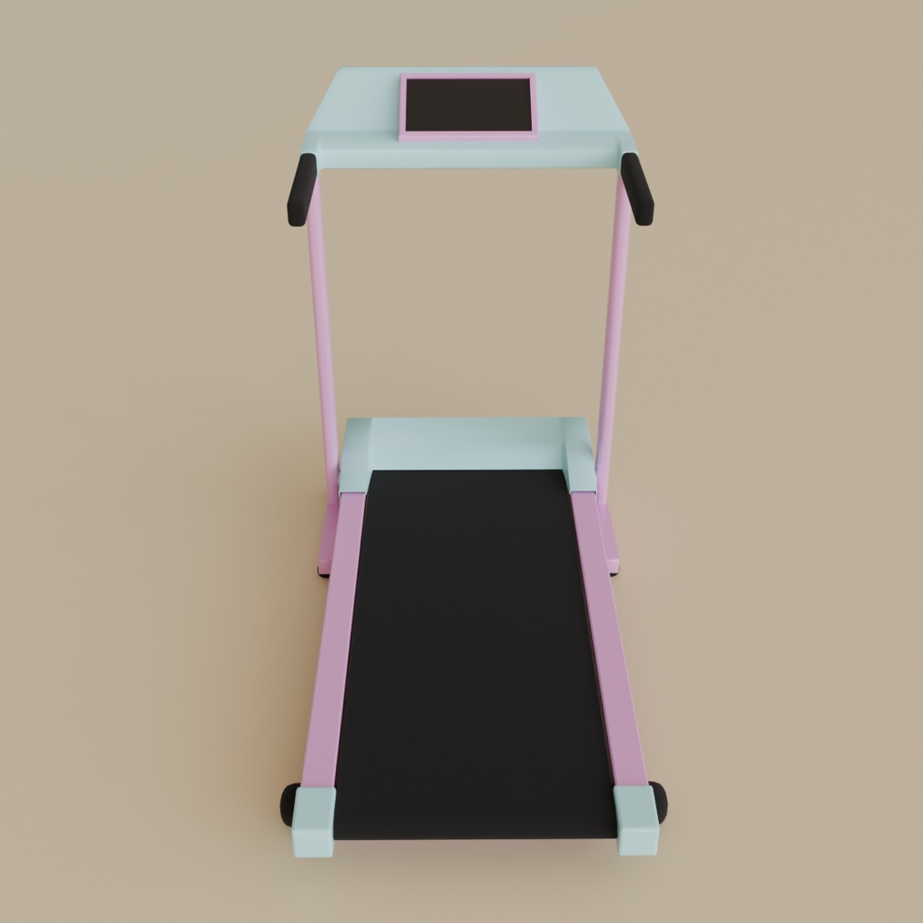 【Blender】かわいいルームランナー kawaii treadmill【VRChat】