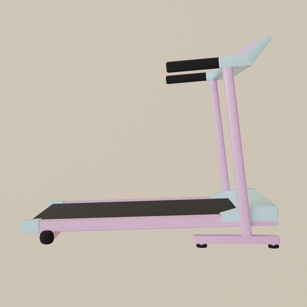 【Blender】かわいいルームランナー kawaii treadmill【VRChat】