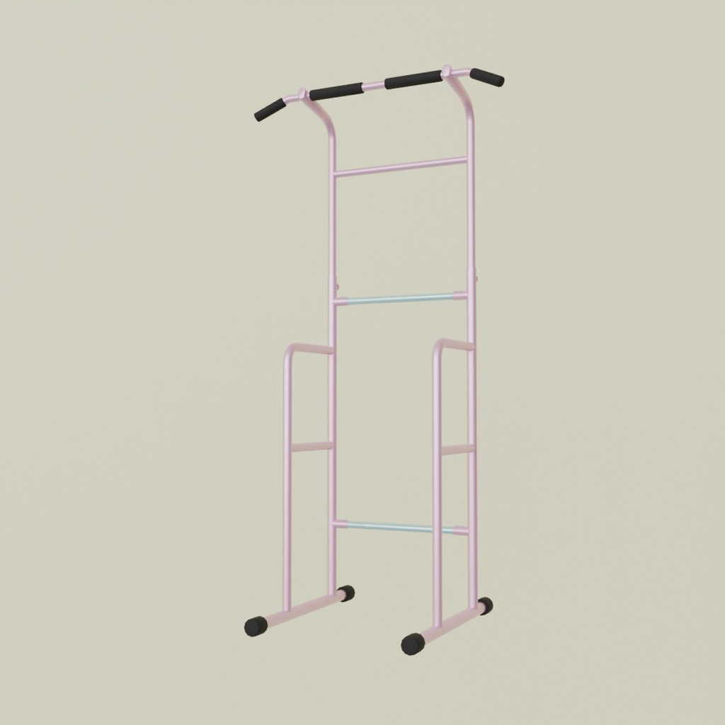 【Blender】かわいい自宅筋トレセット kawaii home muscle training set【VRChat】