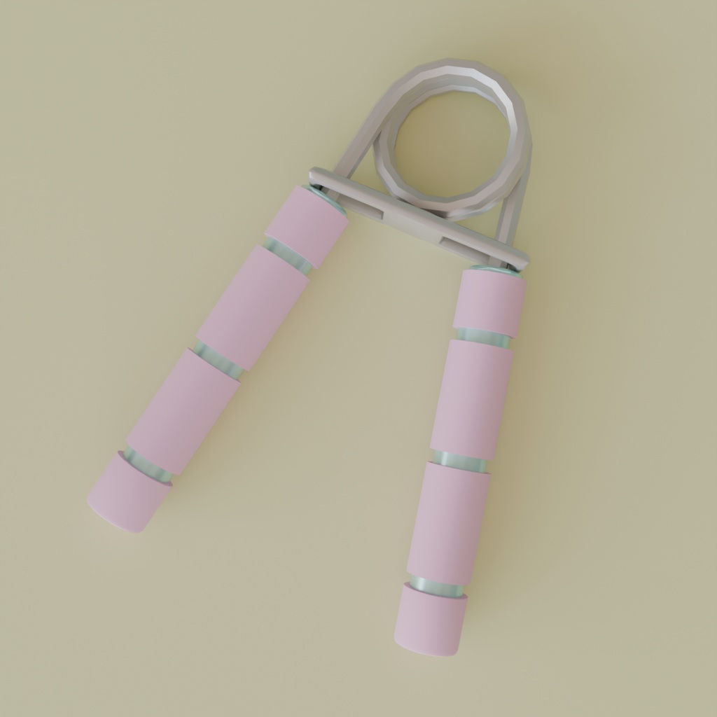 【Blender】かわいい自宅筋トレセット kawaii home muscle training set【VRChat】