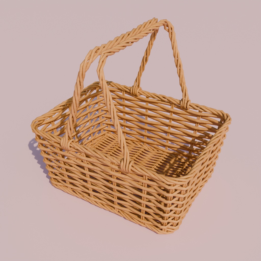 【Blender】ピクニックバスケット picnic basket
