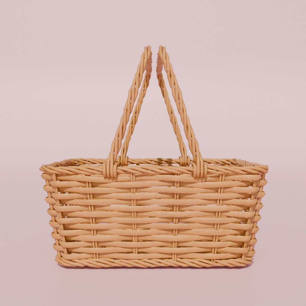 【Blender】ピクニックバスケット picnic basket