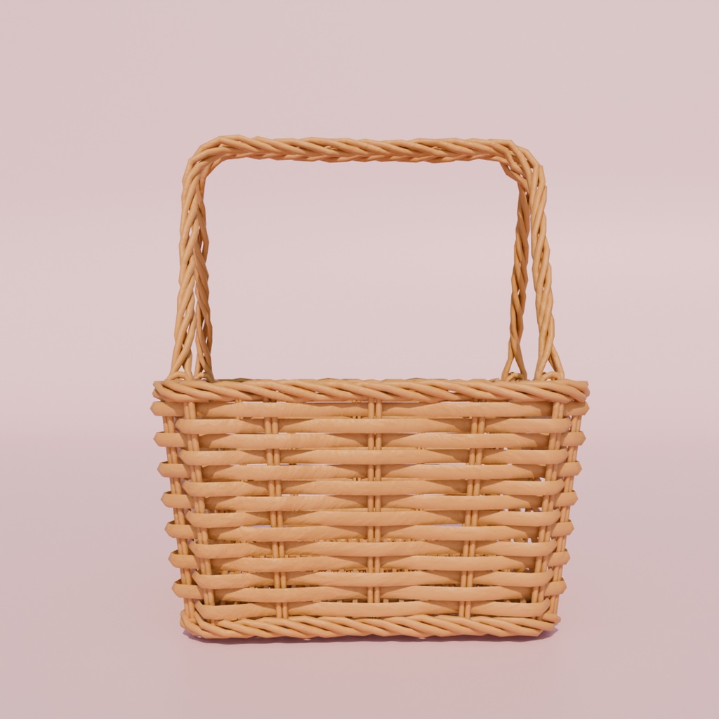 【Blender】ピクニックバスケット picnic basket