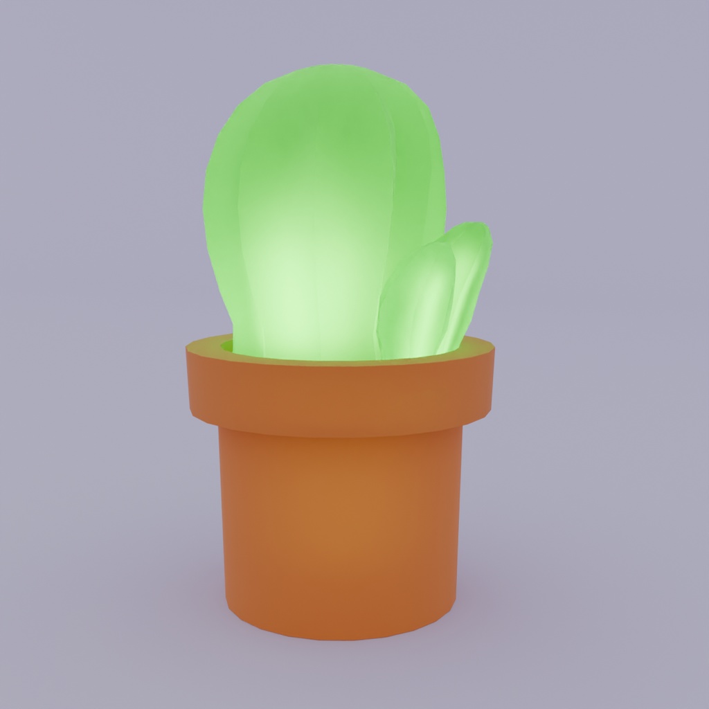 【Blender】サボテンのライトセット cactus light set【VRChat】