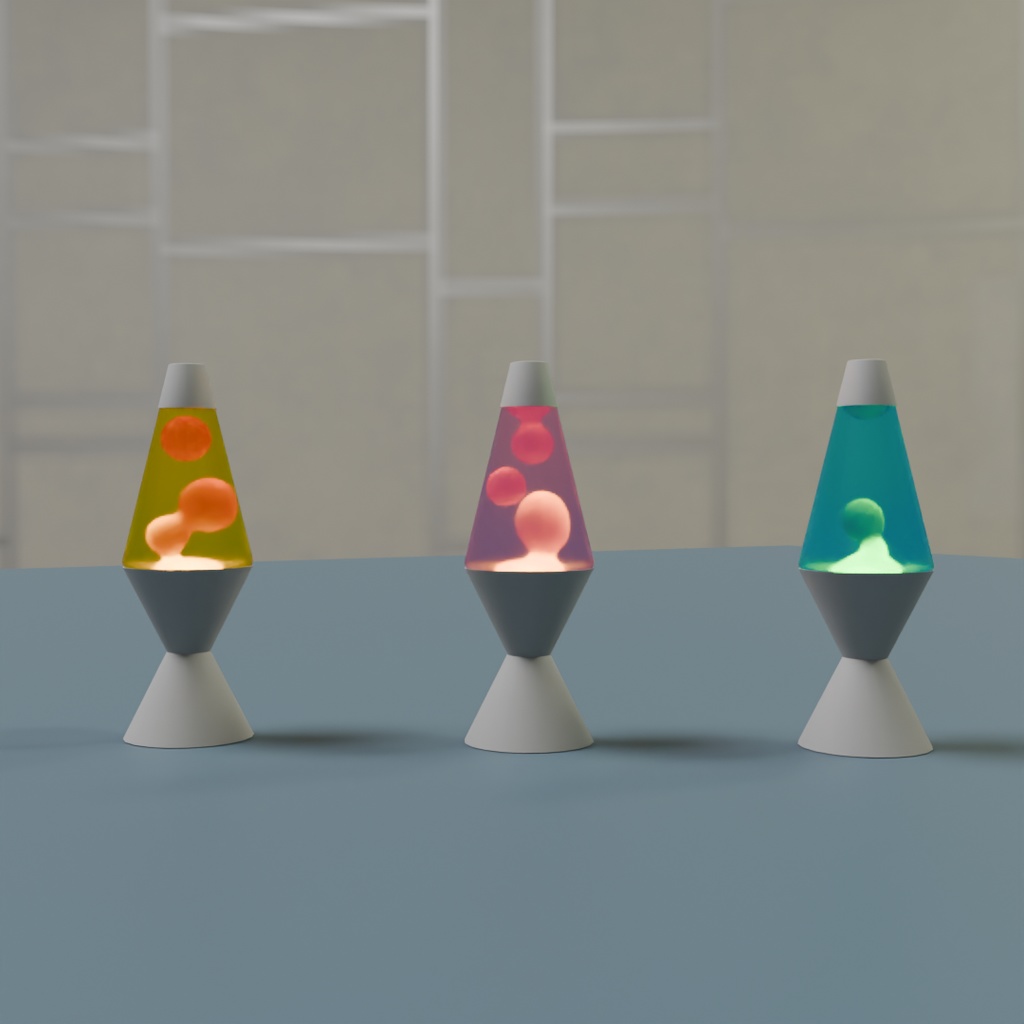 【Blender】ラバランプ lava lamp