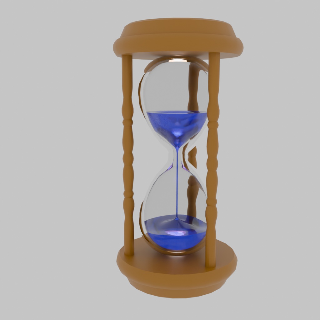 【Blender】砂時計ライト hourglass light【VRChat】
