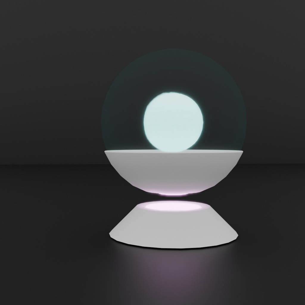 【Blender】磁性流体ランプ Fluid Rhythm Lamp