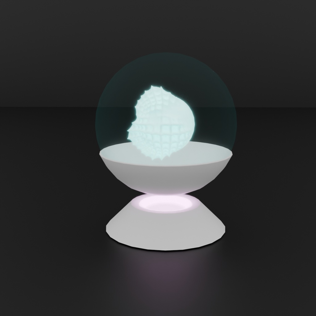 【Blender】磁性流体ランプ Fluid Rhythm Lamp