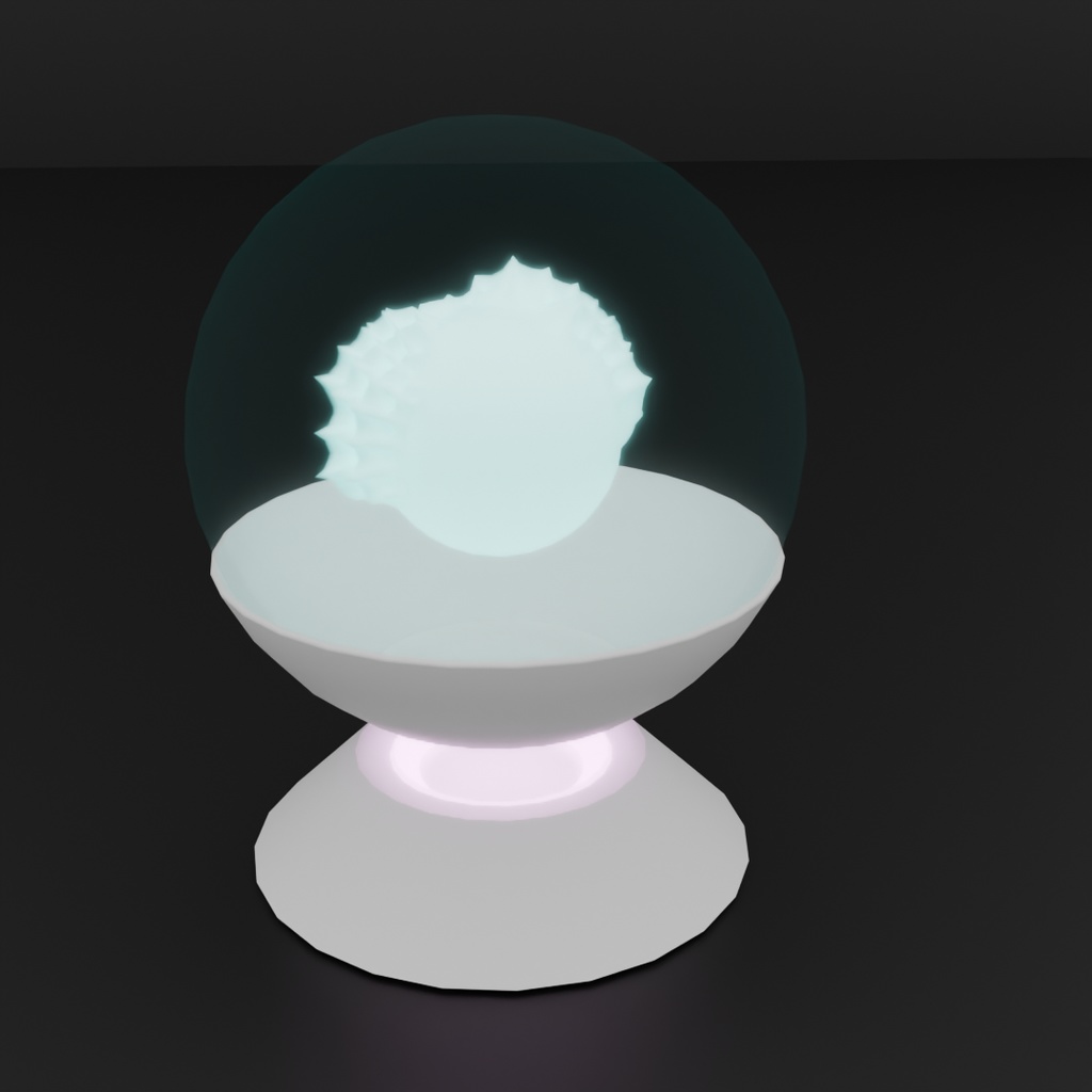 【Blender】磁性流体ランプ Fluid Rhythm Lamp