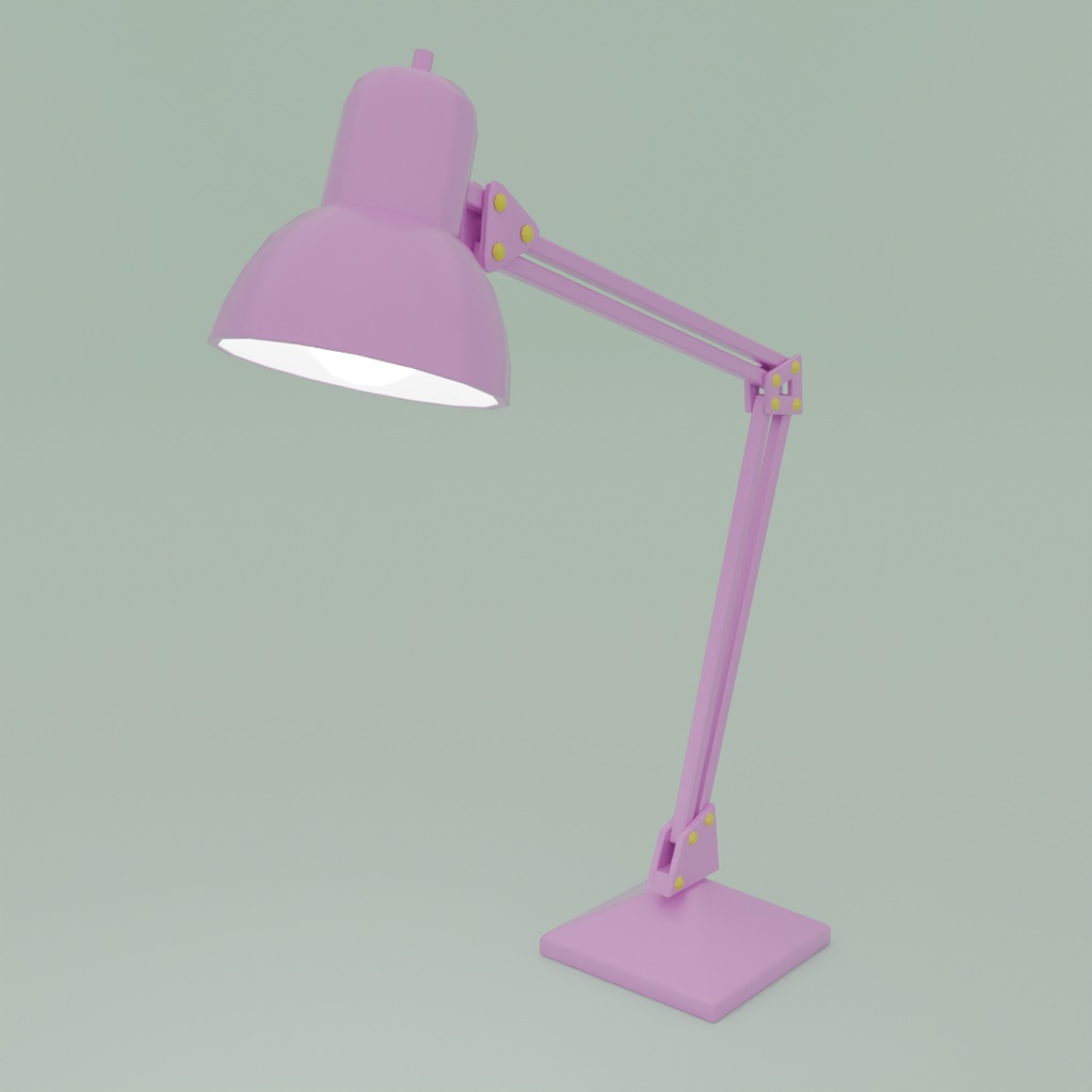 【Blender】デスクライトセット desklight set【VRChat】