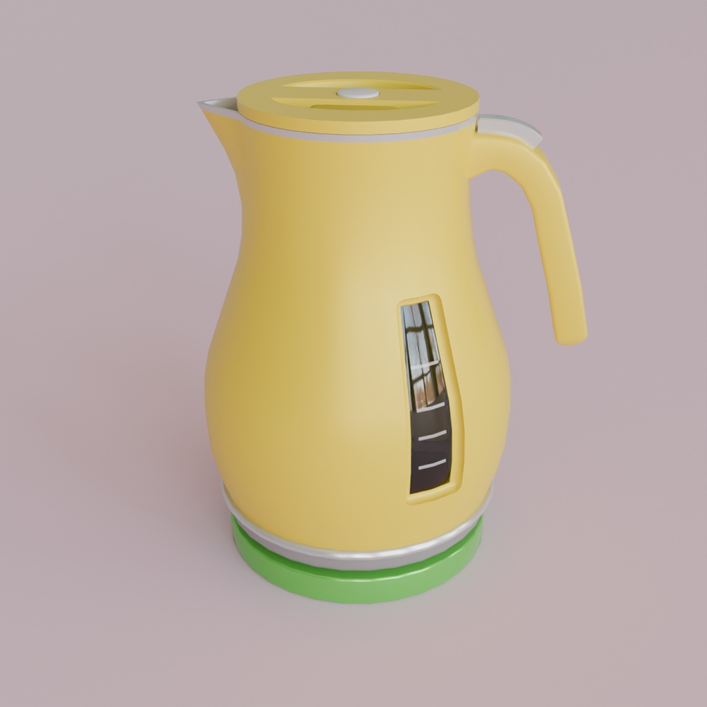 【Blender】かわいい電気ケトル electric kettle【VRChat】