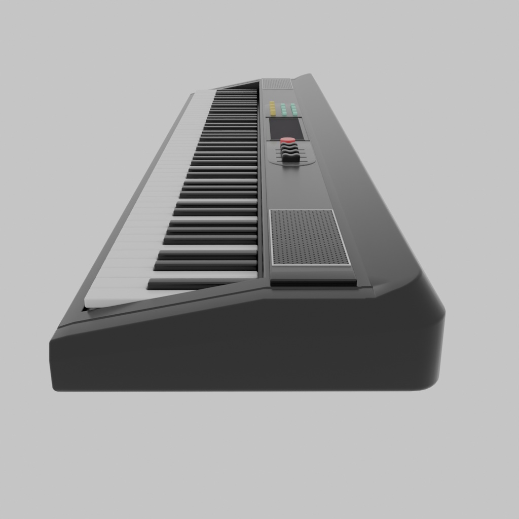 【Blender】電子ピアノ electronic piano【VRChat】